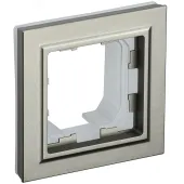 BRITE Рамка 1 пост IP44 РУ-1-БрШ-44 шампань