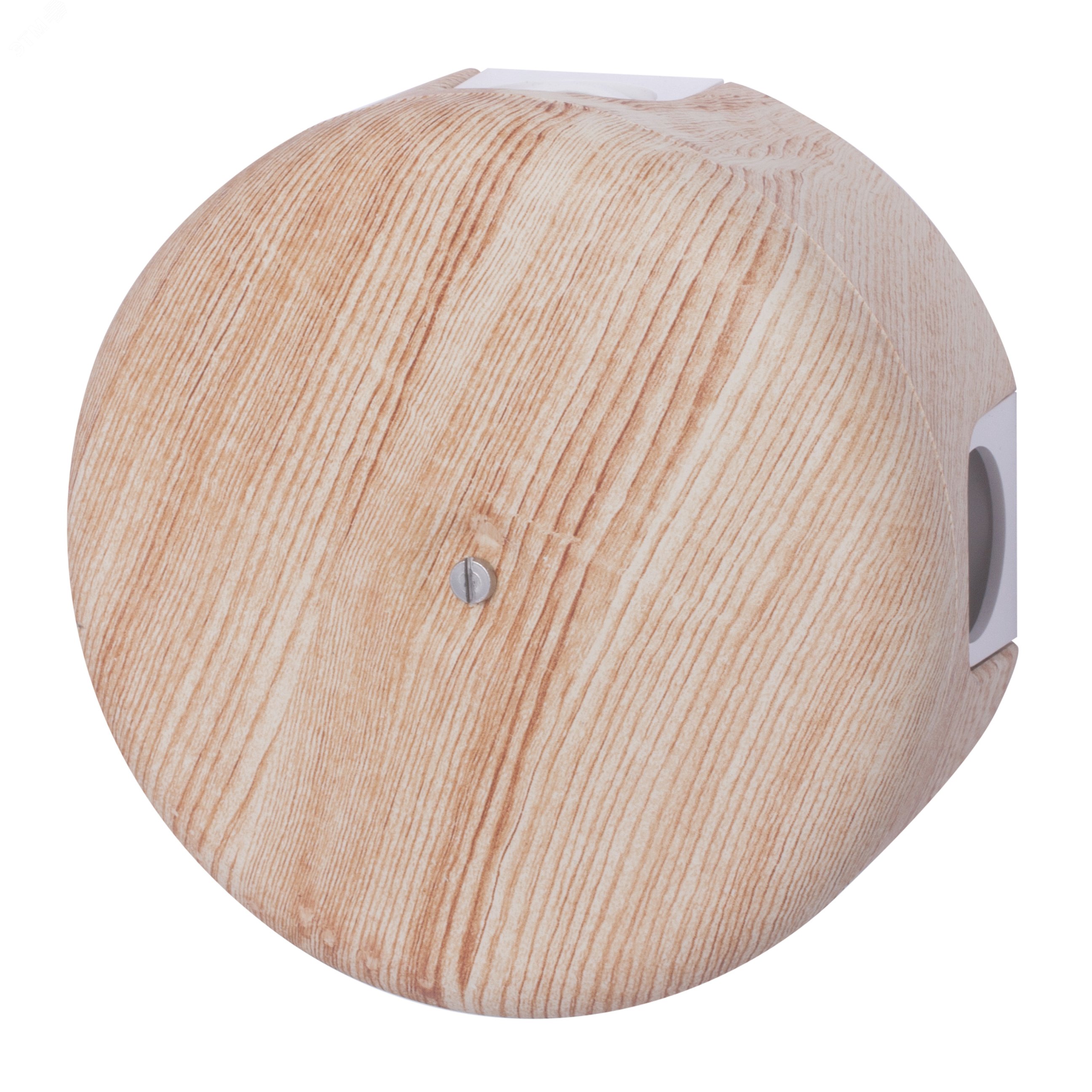 Распределительная коробка 110мм, пластик, цвет Карельская Сосна (4 кабельных ввода в комплекте)