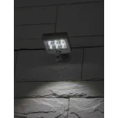 Прожектор с датчиком движения c выносной солнечной батареей, 6LED,150lm ERAFS024-07