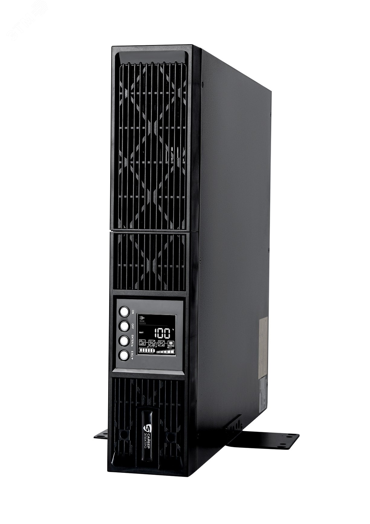 Источник бесперебойного питания Online Rack/Tower 1000ВА/900Вт. USB, RS-232, SNMP Slot, EPO, 8 IEC С13, 12В /9Ач. х 2