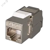 Модуль розеточный Keystone Jack 8P8C (RJ-45) FTP Cat.5e заделка без инструмента 180 град.(DIY)