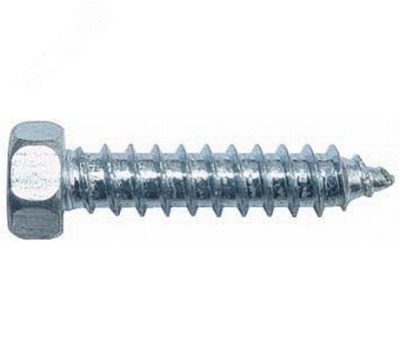 Шуруп DIN7976 5,5х50 шестигранная головка, остроконечный (250шт)