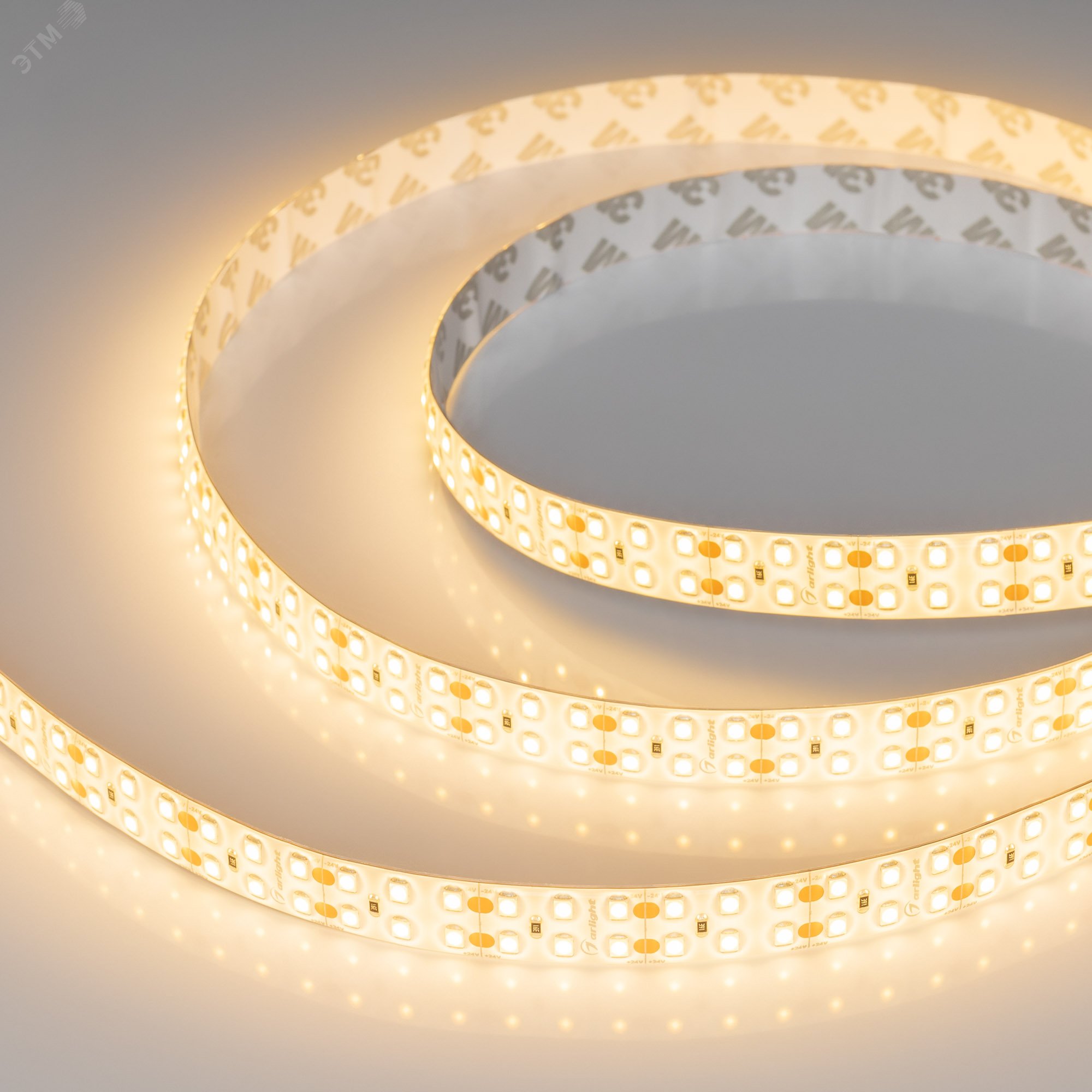 Лента герметичная RTW-SE-A240-15мм 24V Warm3000 (19.2 W/m, IP65, 2835, 5м)