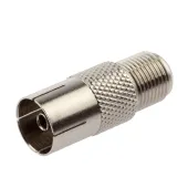 Переходник Simple RS-A02-1 гнездо F-гнездо TV 1 шт