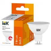 Лампа светодиодная MR16 софит 7Вт 230В 3000К GU5.3 IEK