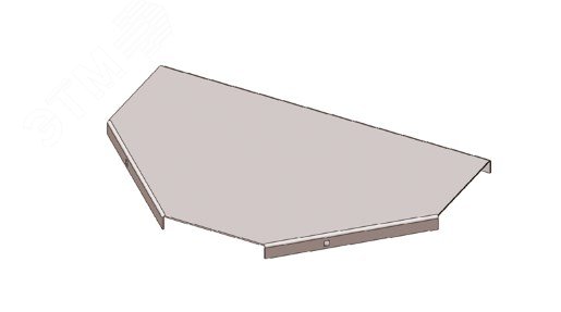 Крышка к тройниковому лотку КЛТ 75 У3, окрашенная, S1,5