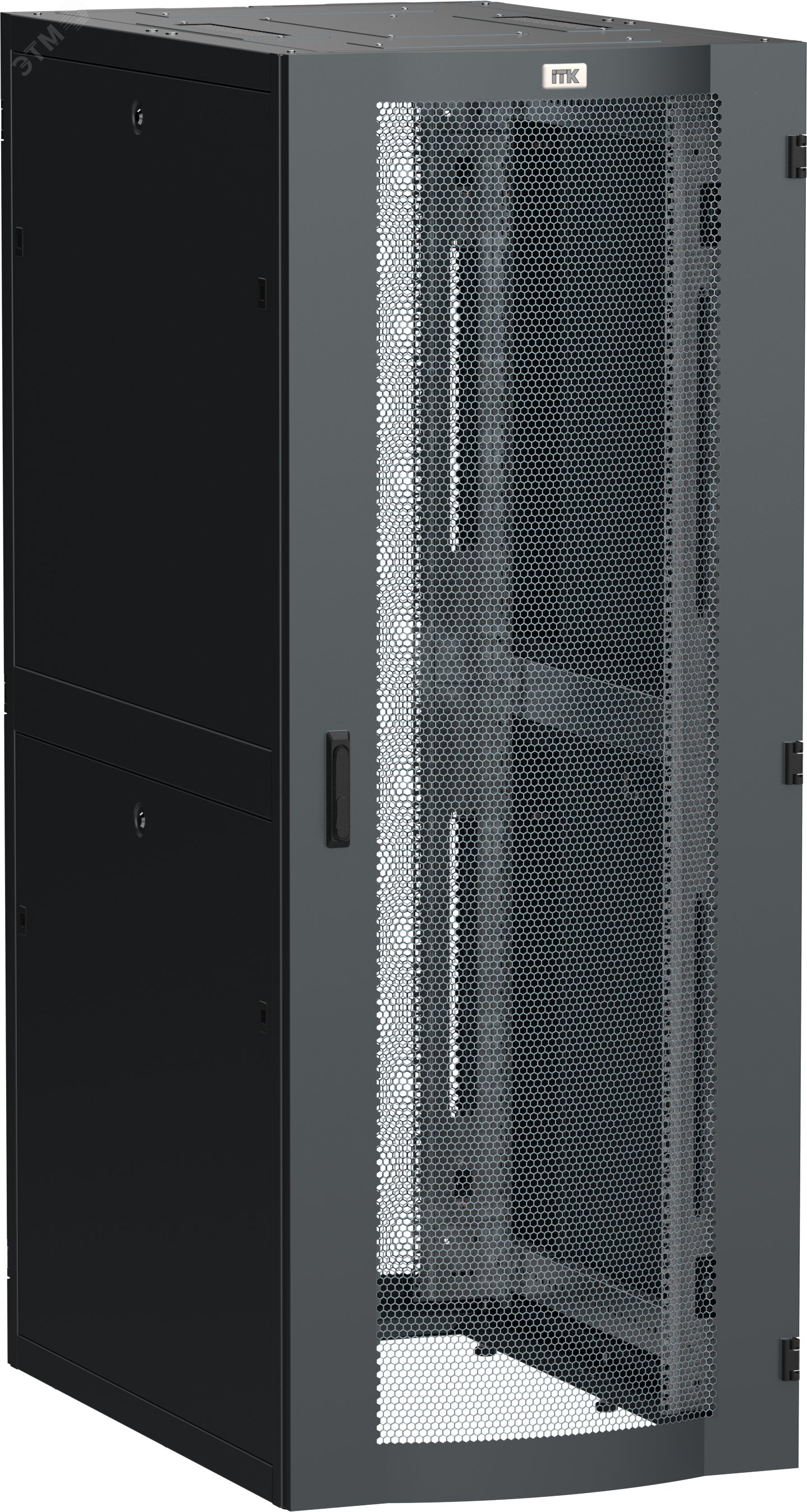 Шкаф серверный ITK LINEA S 19'' 33U 800х1000мм перфорированная дверь черный