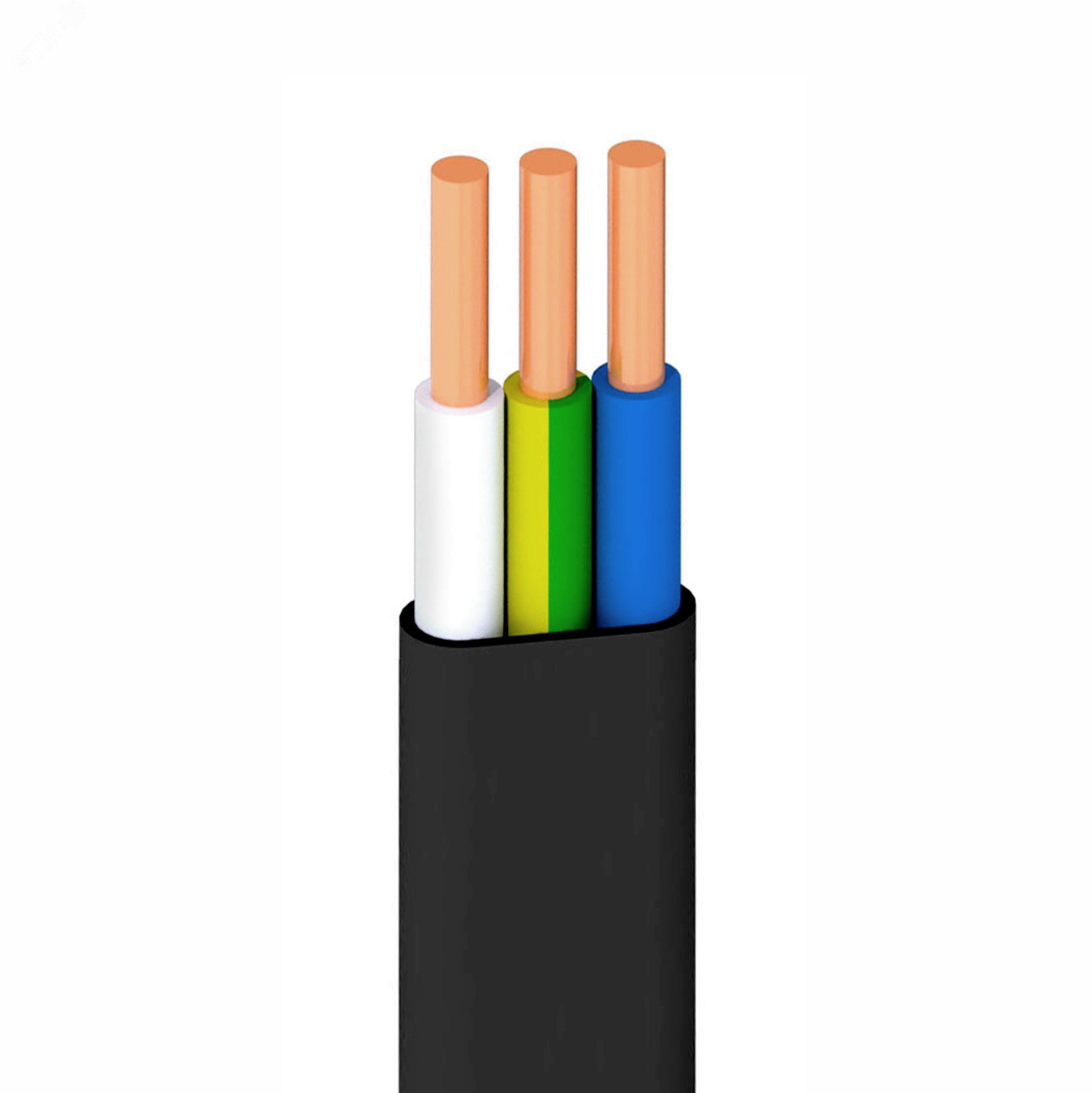 Кабель силовой ВВГпНГ(А) 3х2.5 5м ТРТС