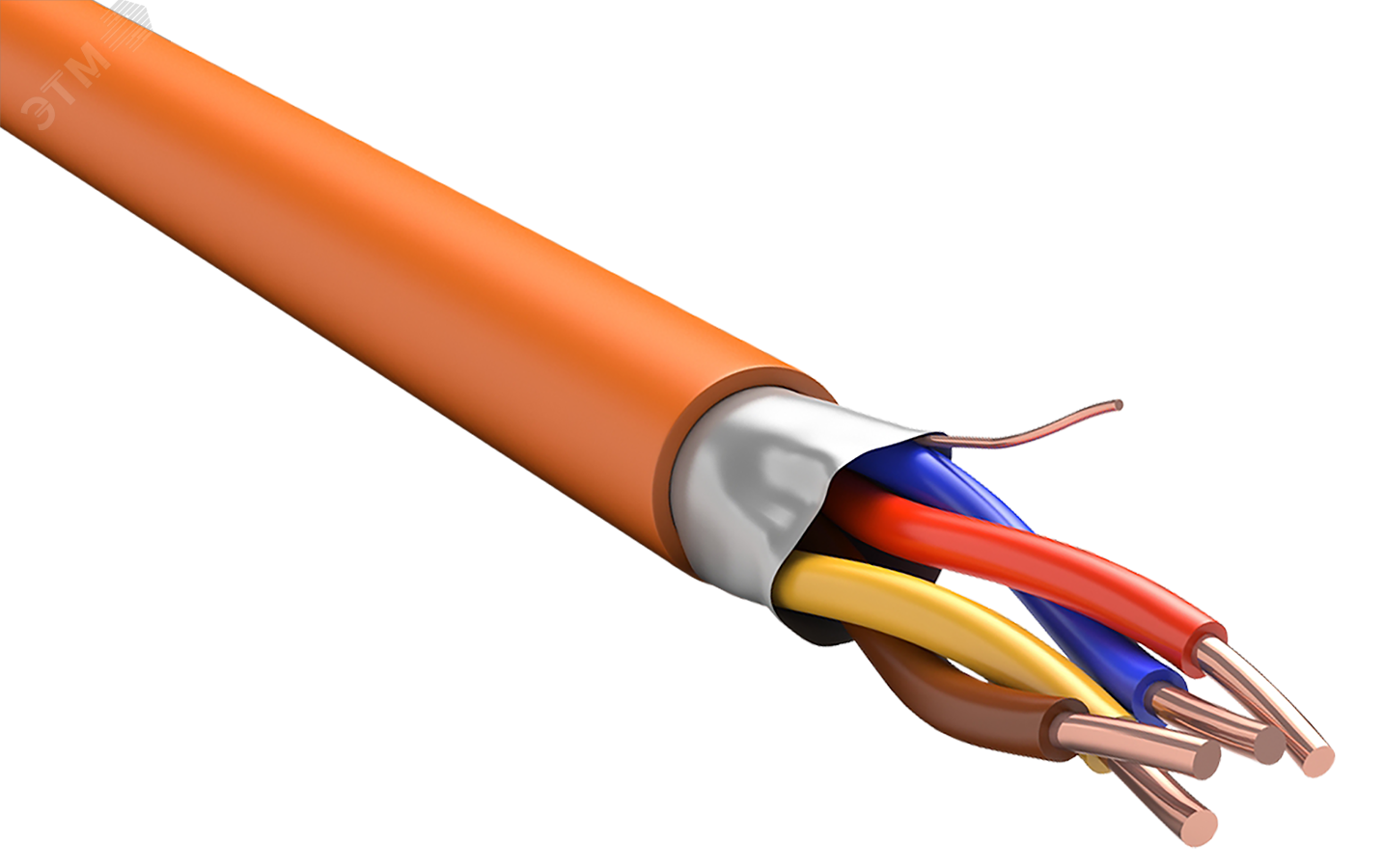 Кабель КПСЭнг(А)-FRHF 2х2х0.75 оранжевый 200м ITK