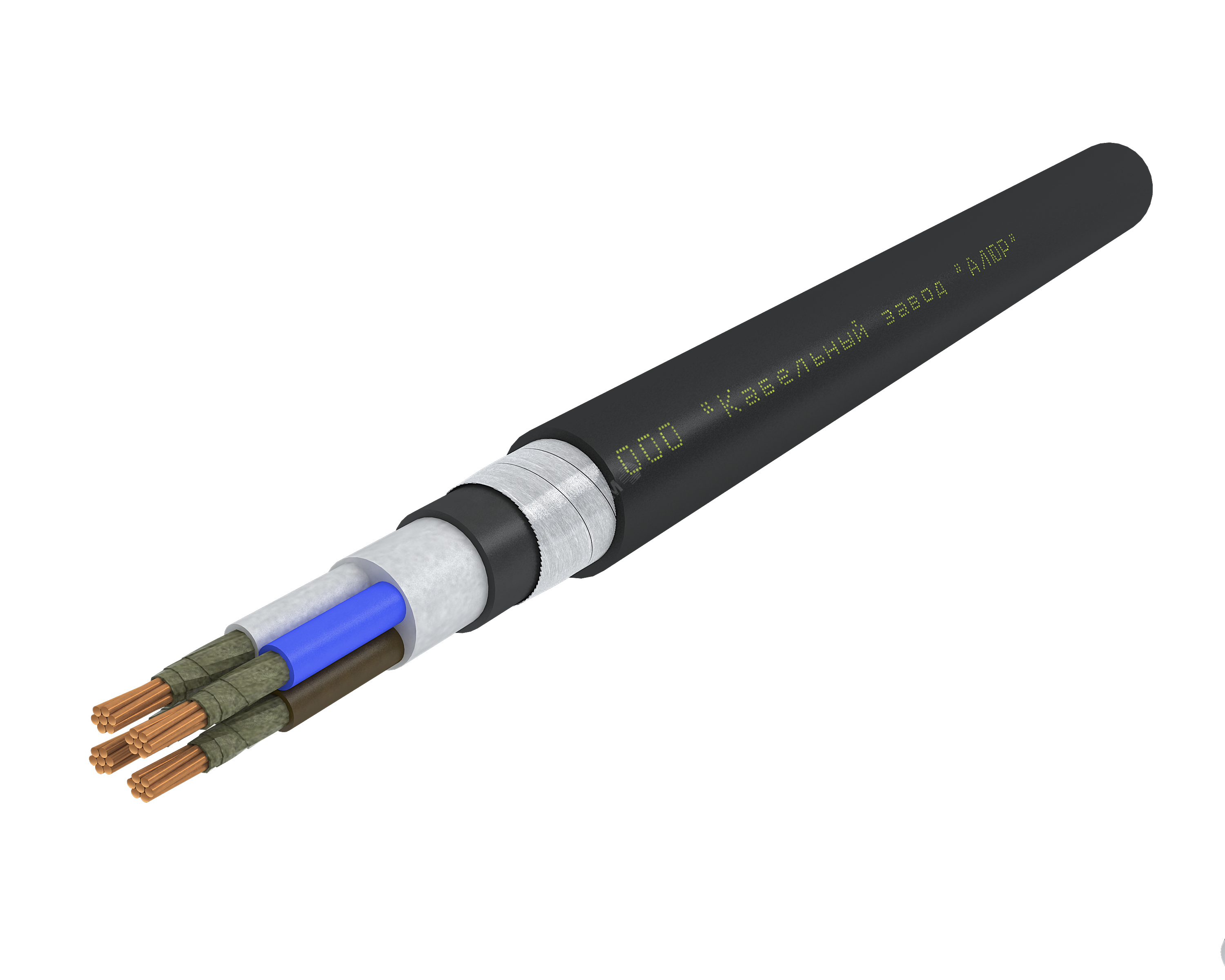 Кабель силовой ВБШвнг(А)-FRLS 4х16.0 мк(РЕ)-0.66 Ч. бар