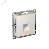 Розетка ATLASDESIGN компьютерная RJ45 механизм жемчуг