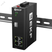 Коммутатор промышленный управляемый уровня L2 ML2-1GX/SFP-4GTP, 1 порт 1000Base-X SFP, 4 порта 10/100/1000Base-T(X) RJ45 c PoE, монтаж на динрейку TSX EKF
