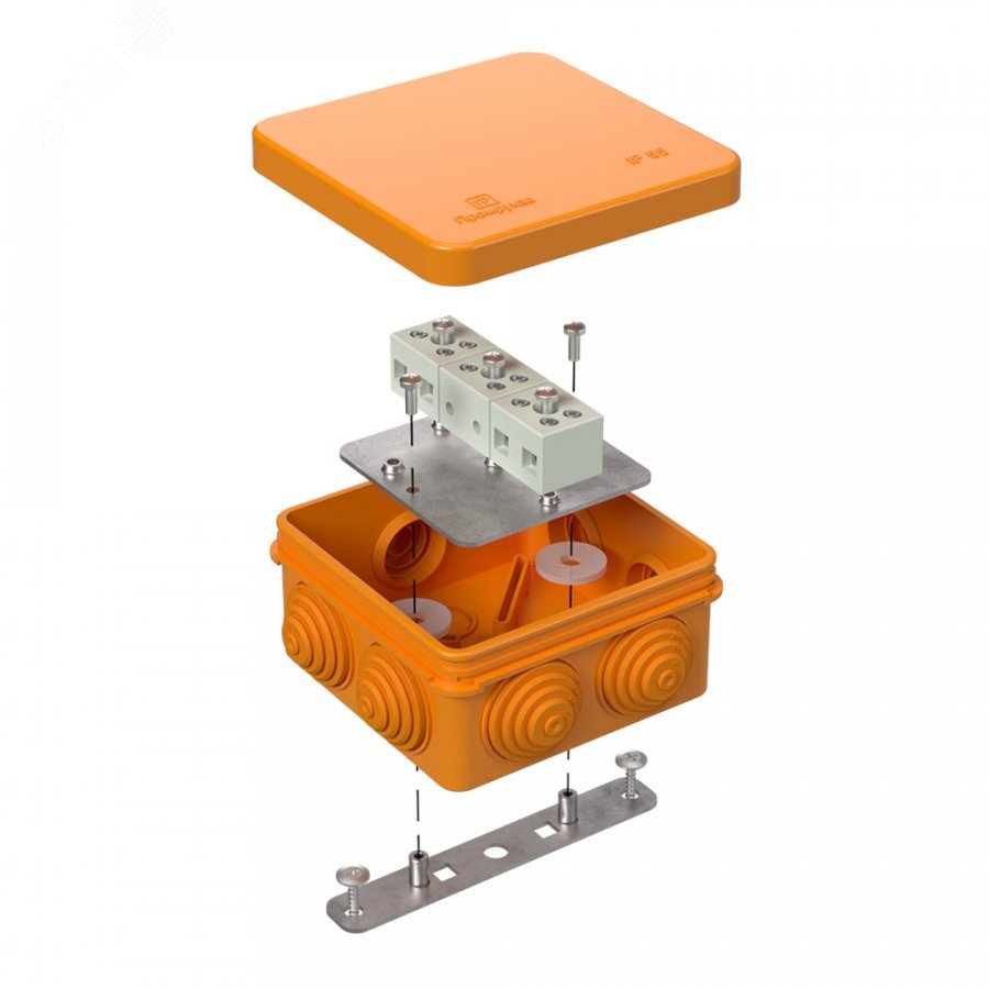 Коробка огнестойкая для о/п 40-0210-FR2.5-6 Е15-Е120 80х80х40