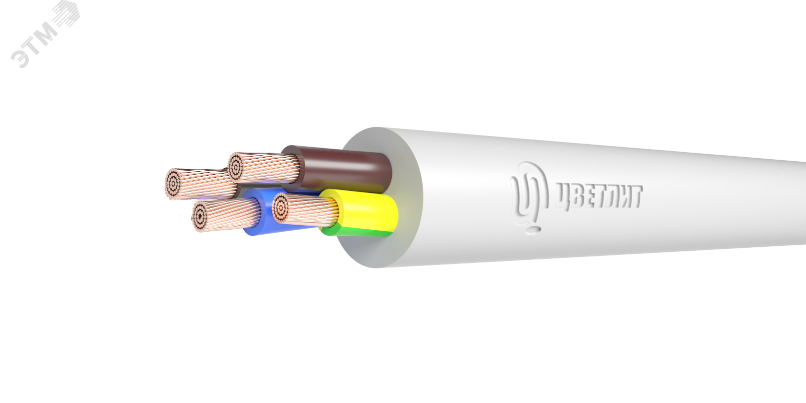 Провод ПВСнг(А)-LS 3х2,5+1х2,5  ТРТС