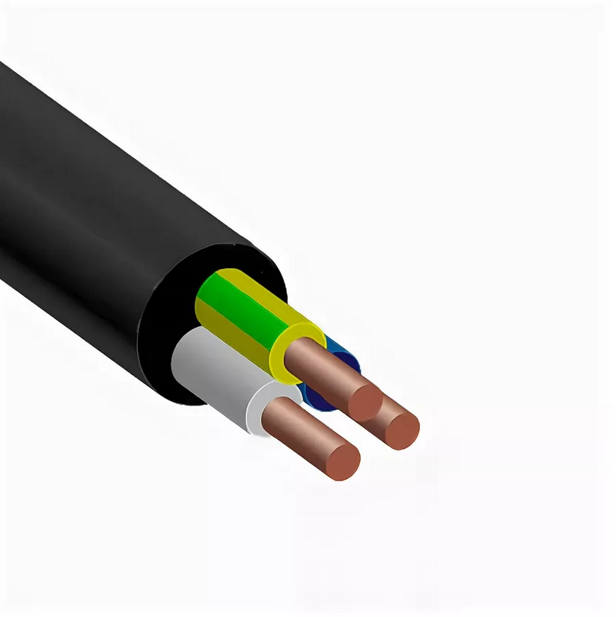 Кабель силовой ВБШвнг(А)-FRLS 3х1.5 (N.PE)-0.660 однопроволочный
