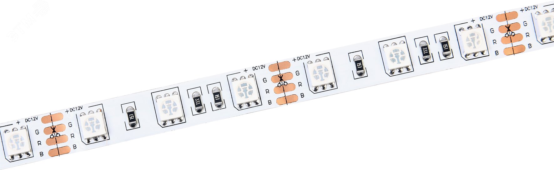 Лента светодиодная 3м LSR-5050RGB60-14,4-IP20-12В IEK