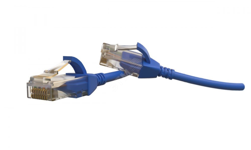 Патч-корд PC-LPT-UTP-RJ45-RJ45-C6-1.5M-LSZH-BL U/UTP категория 6 1.5 м синий