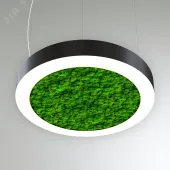 Светильник светодиодный RVE-LBX-MOSS-RING-700-P (Кольцо 700х700х100мм S80мм 48Вт Подвесной 4000К Белый)