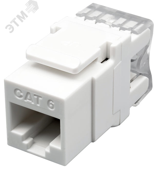 Заделка инструментальная Keystone Jack 8P8C (RJ-45) UTP Cat.6 180град.