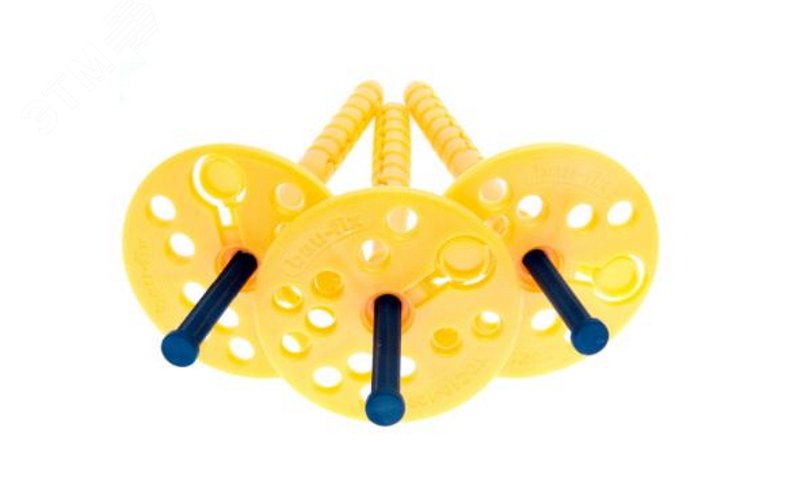 Дюбель для теплоизоляции с пласт. гвоздем TDZP 10х100 (D=4,9) BULK БАУ-ФИКС (500шт.)