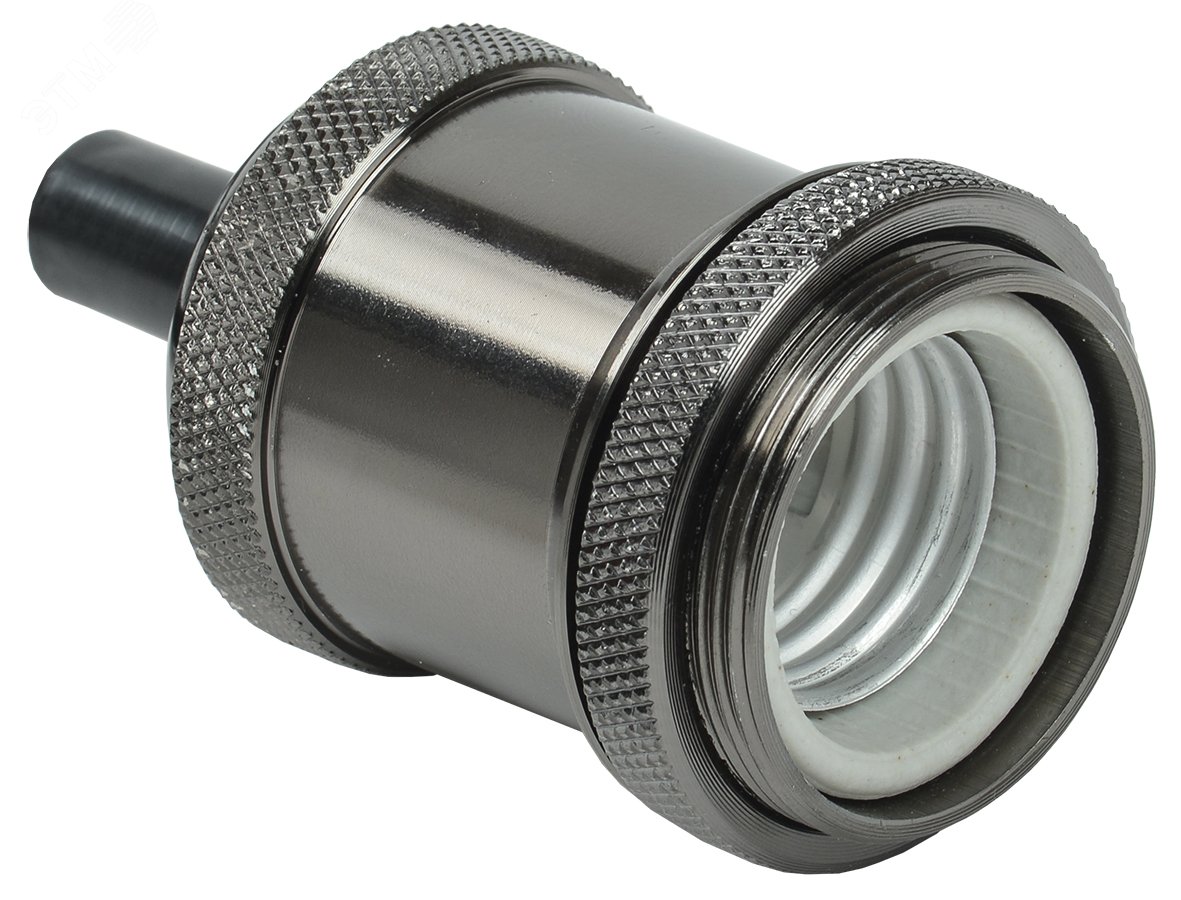 Патрон подвесной Пал27-04-К01 E27 RETRO черный IEK