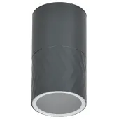 LIGHTING Светильник уличный 5110 потолочный под лампу GU10 IP65 серый IEK