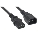 Кабель питания монитор-компьютер IEC 320 C13 - IEC 320 C14 (3x0.75), 1.8 м