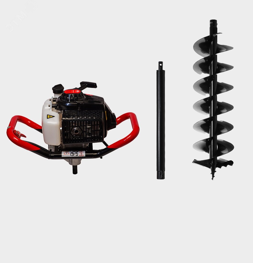 Спецкомплект FROZEN & ROCKY GroundDrill SET N7 (Бензобур GroundDrill-7 + шнек Frozen Ground Drill 250 (800 мм) + удлинитель Extension 500 (50 см))