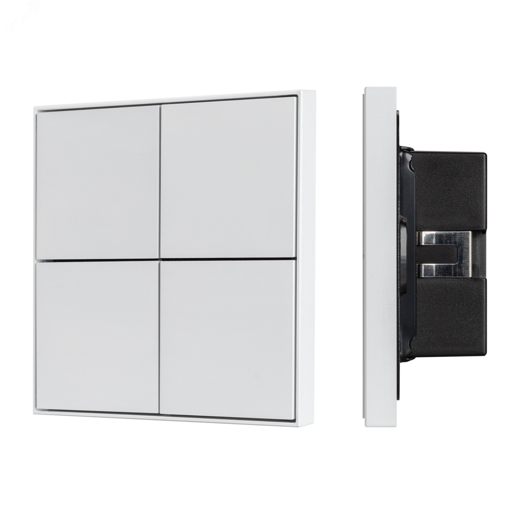 Панель кнопочная KNX-304-23-IN White (BUS, Frame) (IARL, IP20 металл, 2 года)