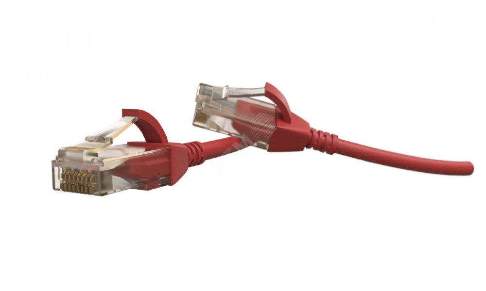 Патч-корд PC-LPT-UTP-RJ45-RJ45-C6-3M-LSZH-RD U/UTP категория 6 3 м красный