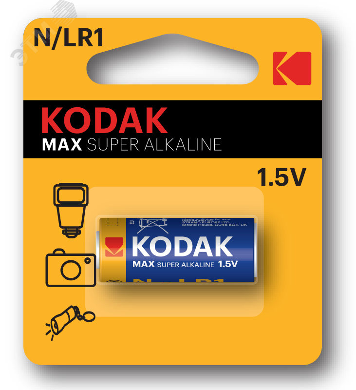 Батарейка LR1-1BL /N MAX SUPER Alkaline [KN-1] (12/72/27648)