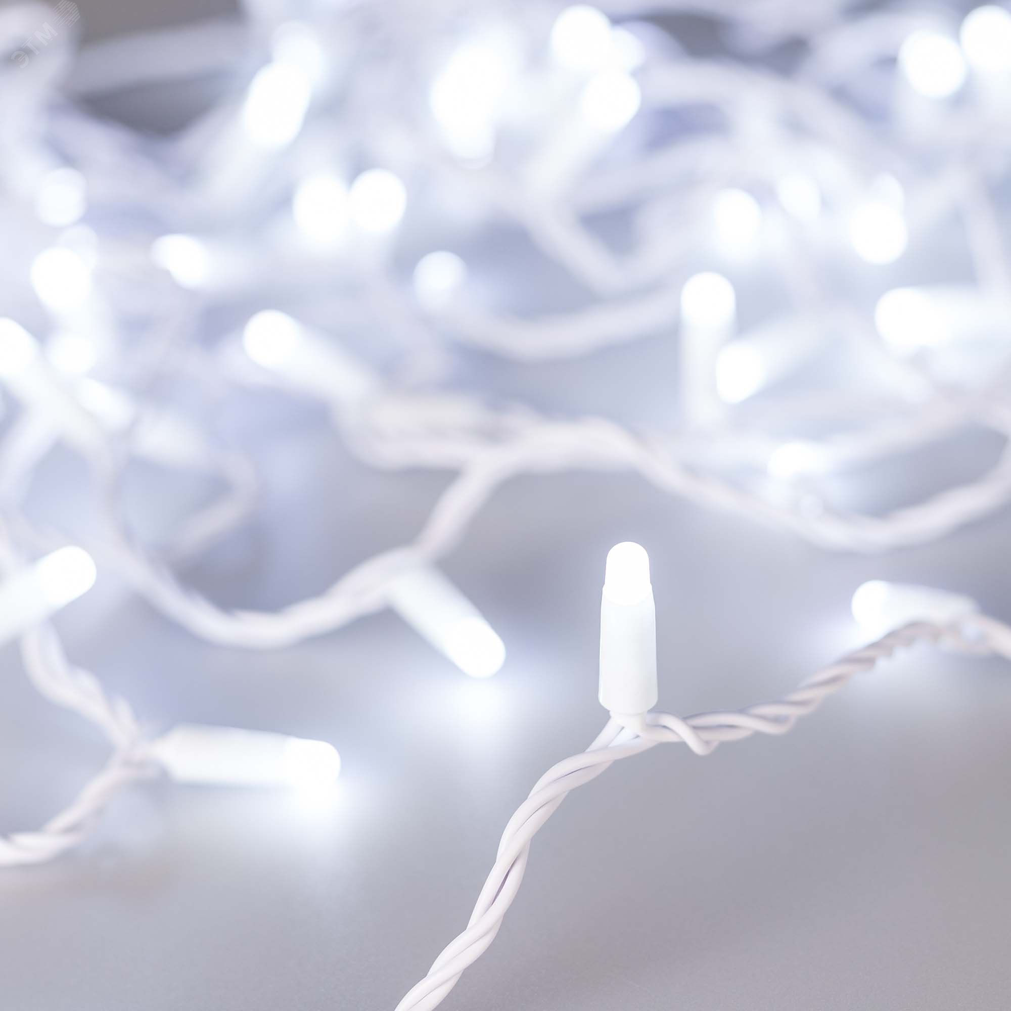 Гирлянда светодиодная декоративная ARD-STRING-CLASSIC-10000-WHITE-100LED-MILK-FLASH White (230V, 7W) (ARDCL, IP65)