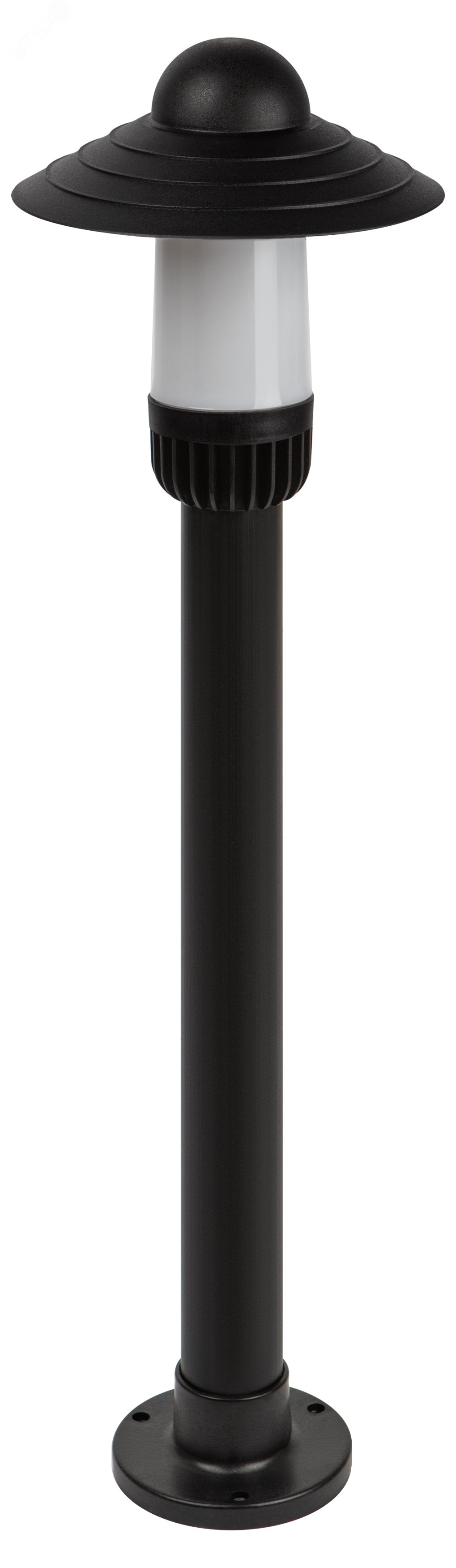 Светильник садово-парковый  НТУ 01-60-009 Поллар напольный черный IP54 Е27 max60Вт h860мм