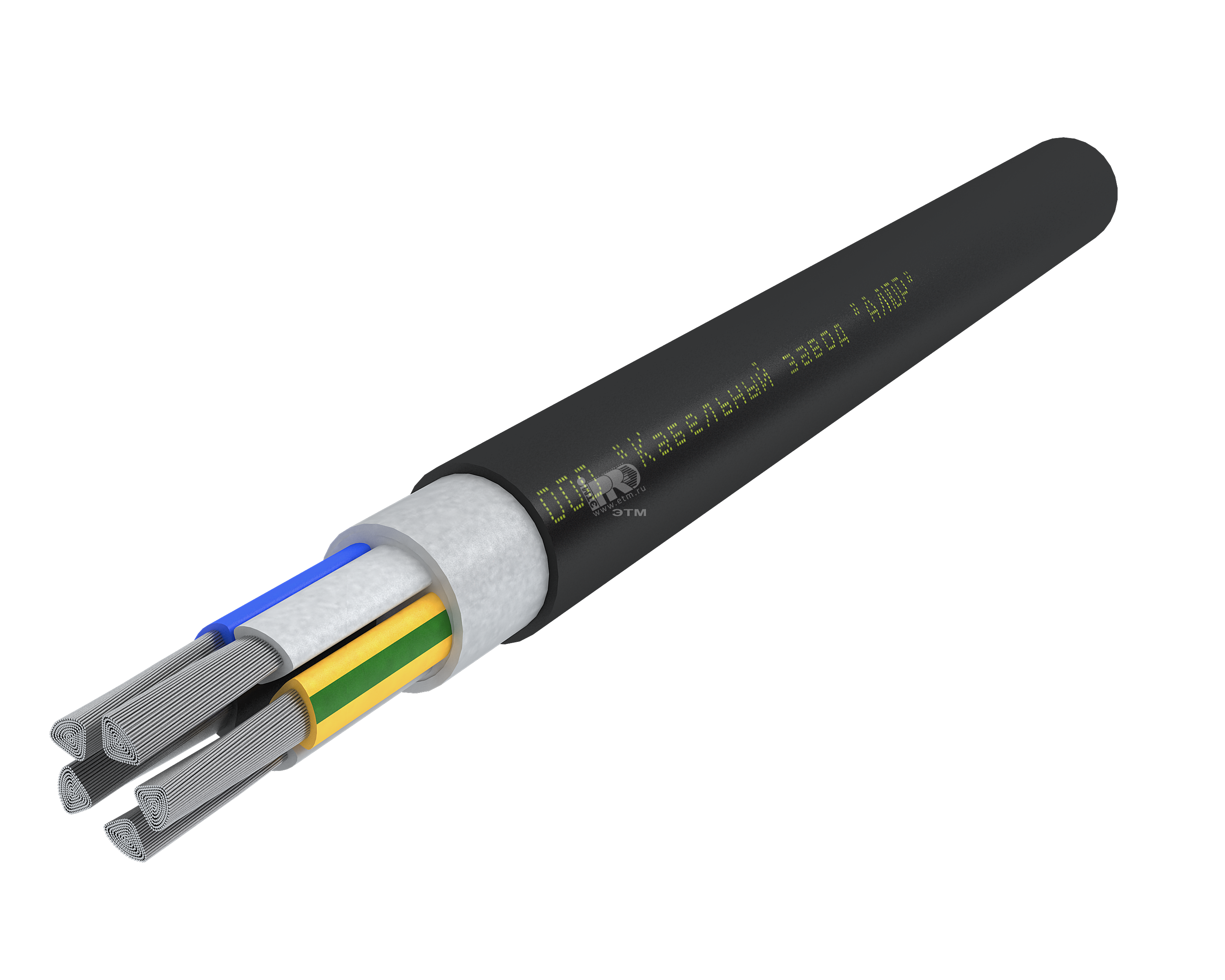 Кабель силовой АППГнг(А)-HF 5х70мс (N.PE)-1 многопроволочный черный (барабан)