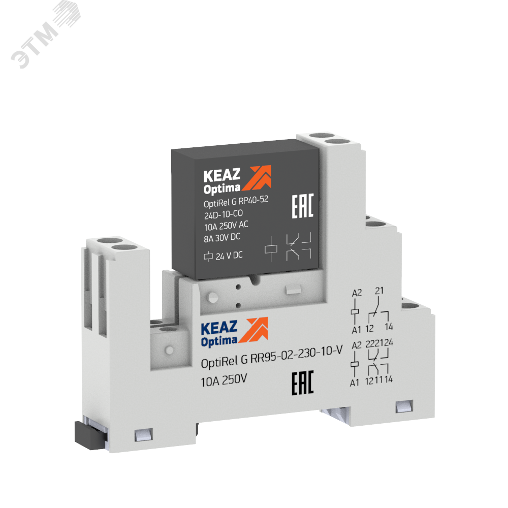 Релейный модуль OptiRel G RM48-61-24D-16-V-CO-S