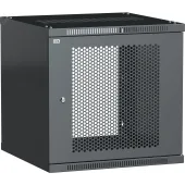 Шкаф LINEA WE 12U 600x650мм дверь перфорированная черный