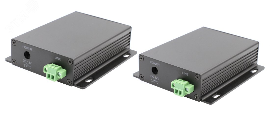 Удлинитель Ethernet (VDSL), 2хRJ45, 10/100 Мб/с, до 1000 м
