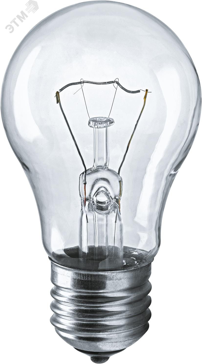 Лампа накаливания ЛОН 95вт А55 230в Е27