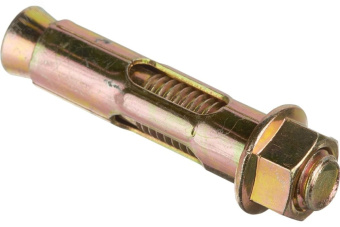 Анкерный болт с гайкой оцинкованный М10/12х100 (10 шт/уп)