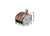 222-413 3-х контактная, многоразовая, 32A 400V - клемма WAGO 222-413