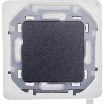 Переключатель IP44 INSPIRIA 10 AX 250 В~ антрацит