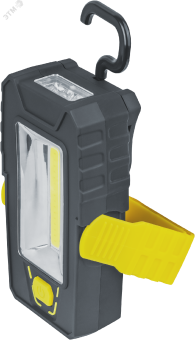 Фонарь светодиодный NPT-W12-3AAА для работы 1COB LED(3Вт)+3LED(0,6Вт) коробка