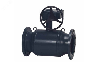 Кран шаровой FF DN125 PN16 WG (фланцевый, с редуктором, стандартный проход)
