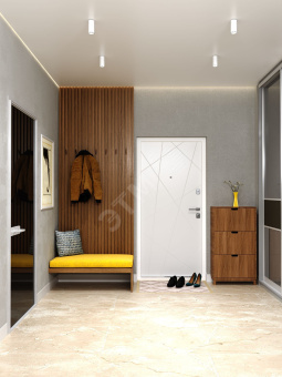 LIGHTING Светильник 4111 накладной потолочный под лампу GU10 белый пластик IEK