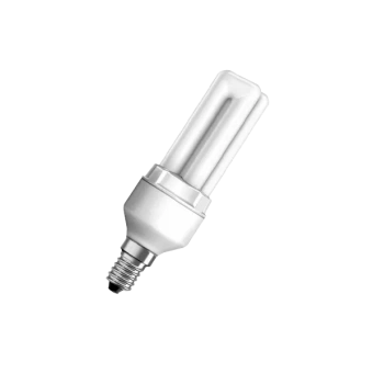DULUX EL FACILITY 10W/825 176-310V E14 530Lm d45x126 20000h - КЛЛ лампа OSRAM