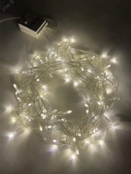 Гирлянда LED Нить 10 м ENIN-10B теплый свет 8 режимов, 220V, IP20 (60/720)