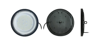 150W/6400K D=260mm H=30mm 15000Lm | Промышленный подвесной светодиодный светильник FL-LED HB-UFO - FOTON LIGHTING