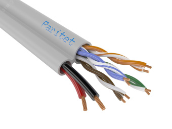 Кабель (провод) ParLan combi U/UTP4 Cat5e PVC 2х0,50