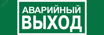 Знак безопасности NPU-3413.E23''Аварийный выход''