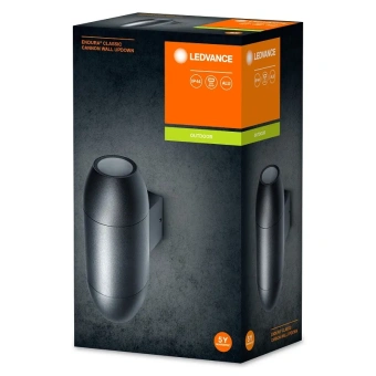 ENDURA CLASSIC GU10 CANNON UP+DOWN DARK GREY IP44 - Уличный настенный светильник БРА LEDVANCE
